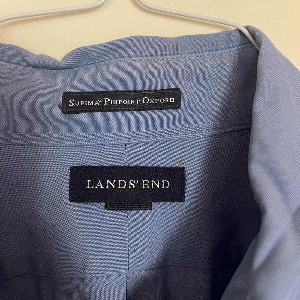 Lands End MENS xtra large long sleeve shirt